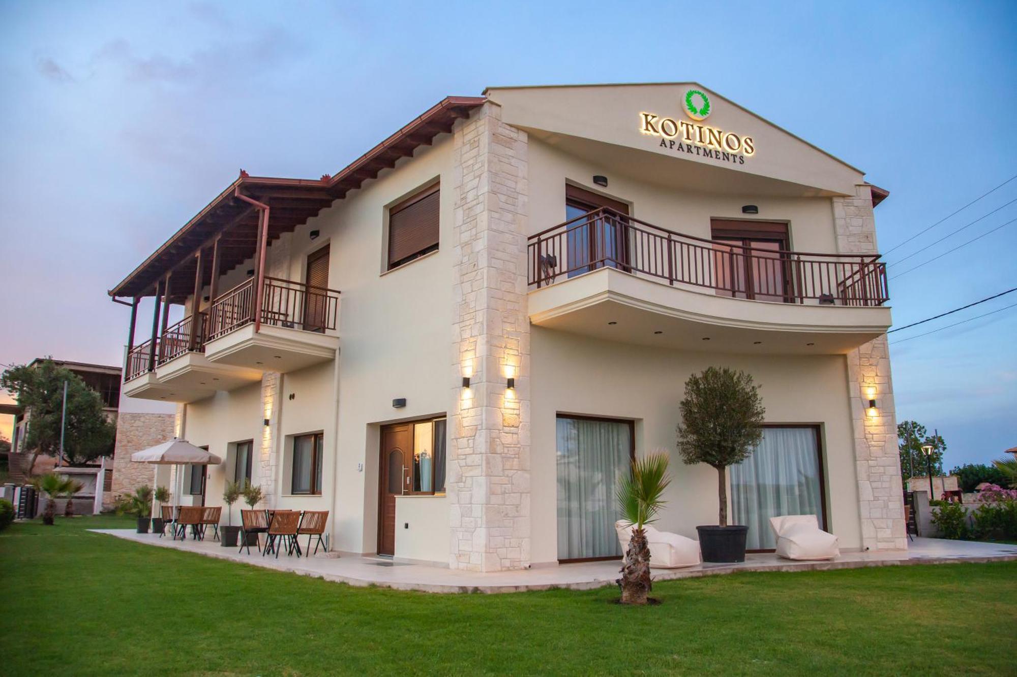 Kotinos Apartments Афитос Экстерьер фото