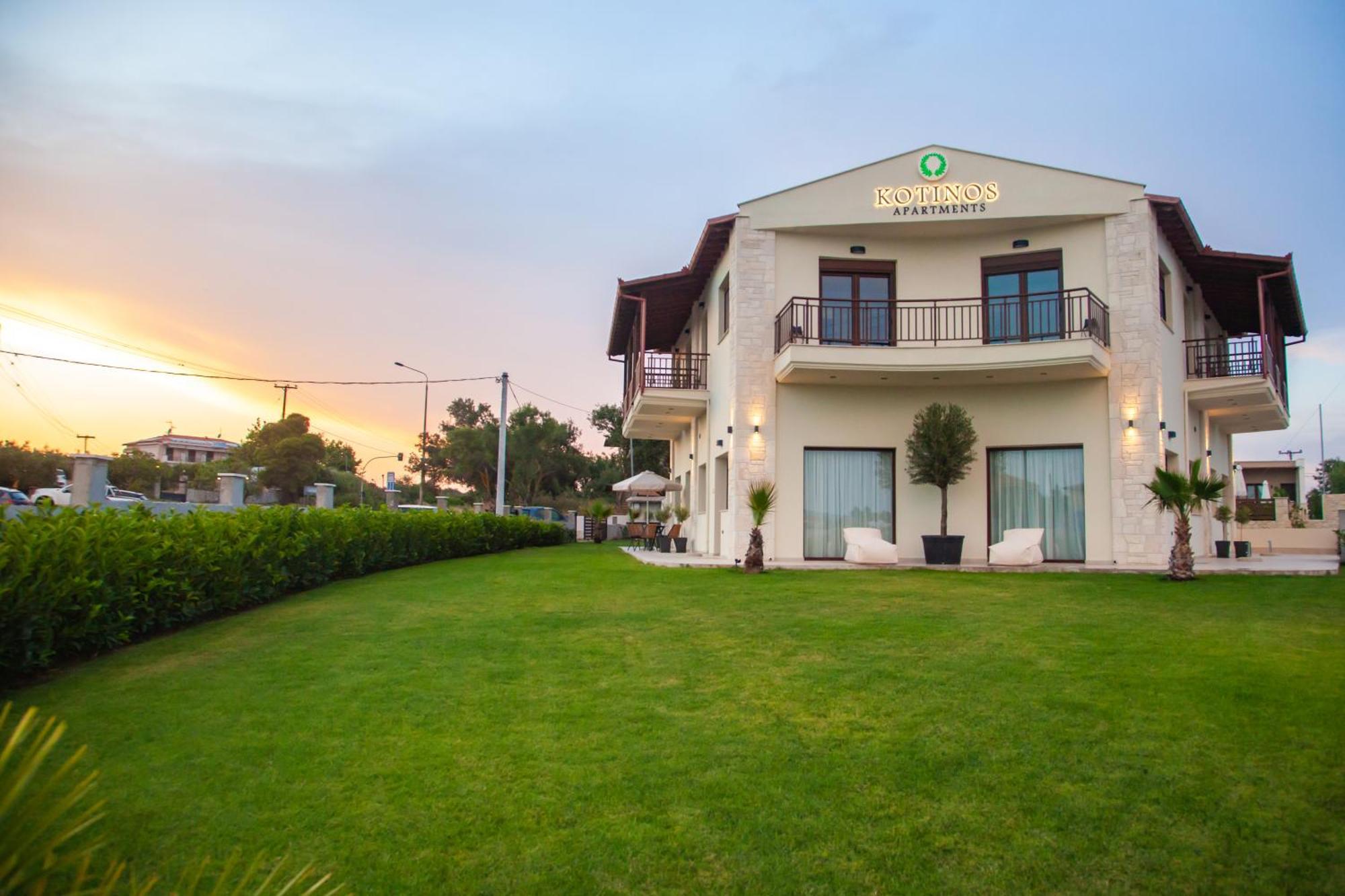 Kotinos Apartments Афитос Экстерьер фото
