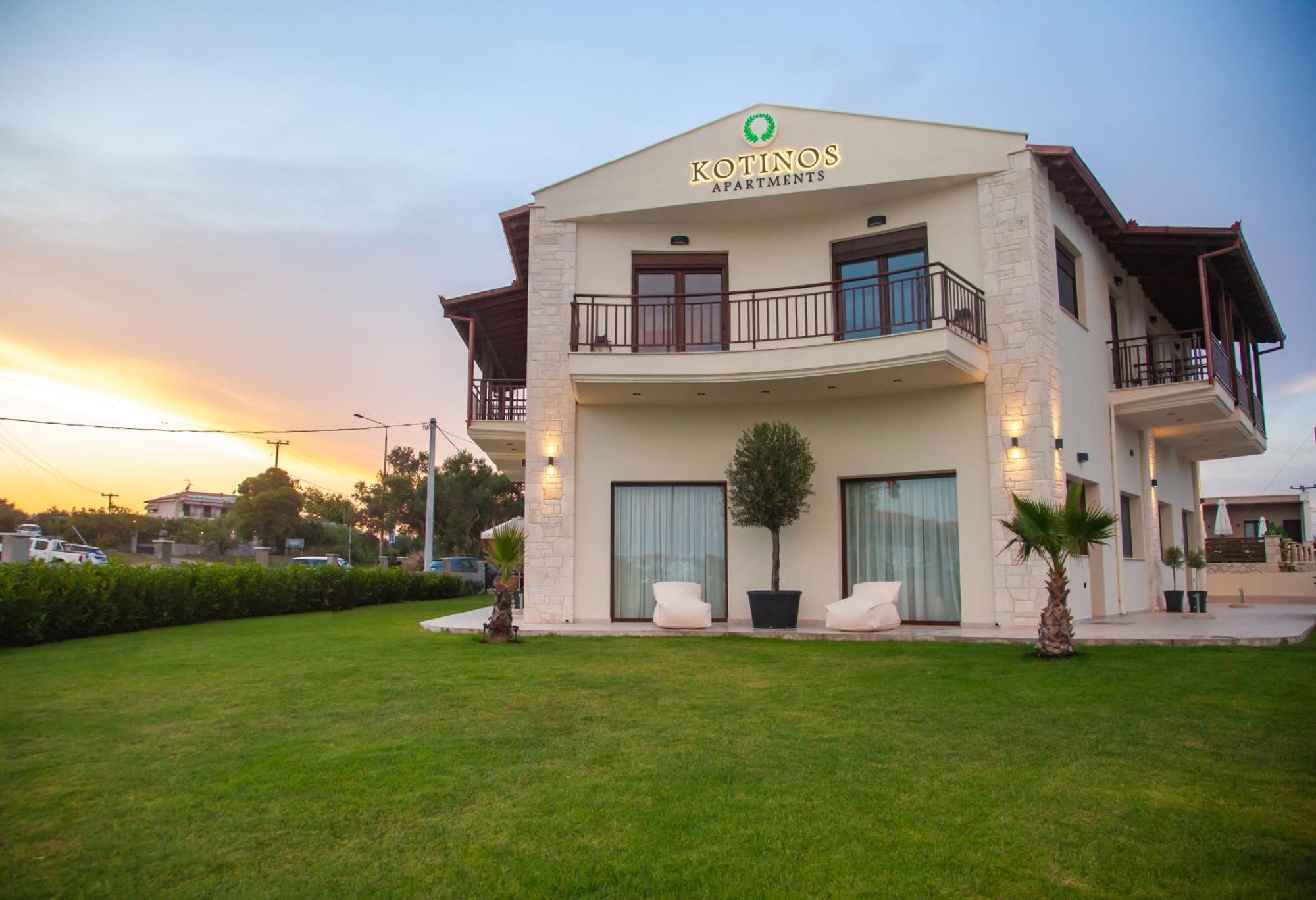 Kotinos Apartments Афитос Экстерьер фото